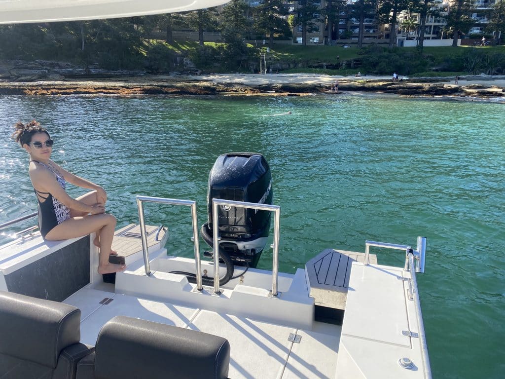sport cruiser boat in manly