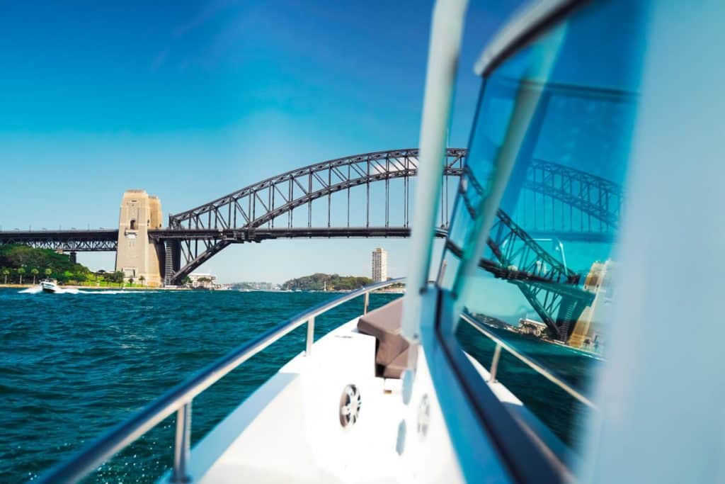 cruise on sydney harbour